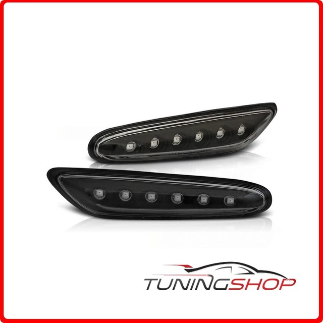 KBBM31 COPPIA DI FRECCE LATERALI BMW E46 09.2001-03.2005 NERO LED TuningShop-TT