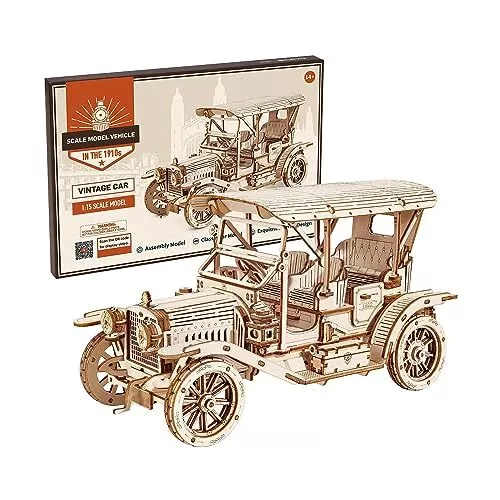 ROWOOD PUZZLE IN Legno 3D, Kit di Modelli di Auto D'epoca per Adulti, (E4G)  EUR 39,04 - PicClick IT