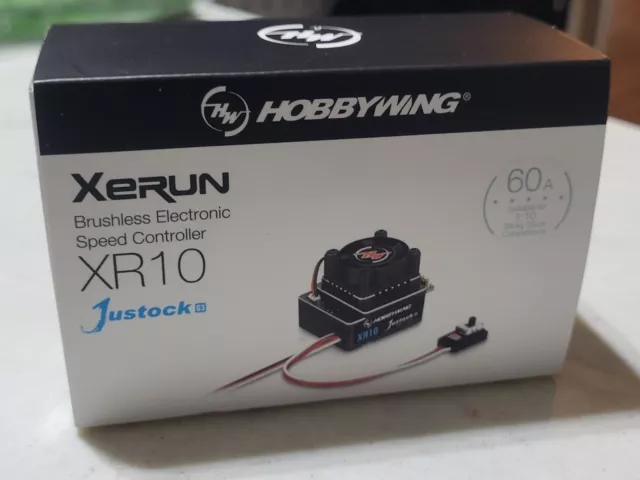 Hobbywing XERUN XR10 - Justock G3 - HW30112003 60 AM ESC Losi Xray - Used