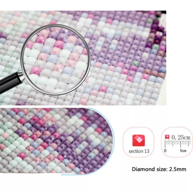 UK, Landschaft Diamant Malset, VOLLBOHRER, quadratische Diamanten 2