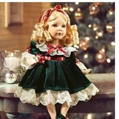 Heritage Signature Collection Porcelain Doll little Gillian #80028 Christmas 