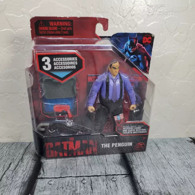 Spin Master The Batman Movie Penguin 4” Action Figure Mystery Card DC Comics New