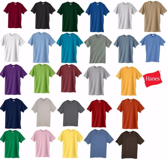 Hanes Beefy-T TALL T-Shirt 100% Cotton 518T Mens LT XLT 2XLT 3XLT 4XLT 5180