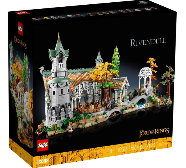 Light my bricks LMB 2.0 Kit di illuminazione a LED per LEGO® 10316 Il Signore degli anelli - Gran Burrone