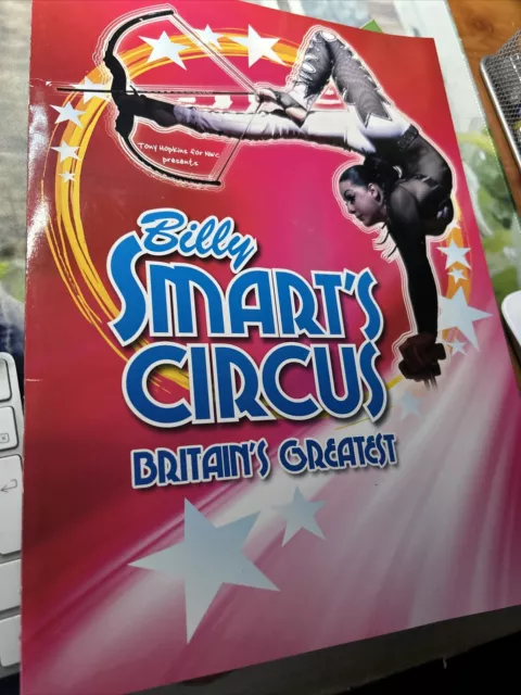 Billy Smarts Zirkusprogramm selten 
