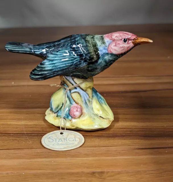 Rare 1940's Stangl Brewers Blackbird #3591 Figurine Artist Signed J W.F.