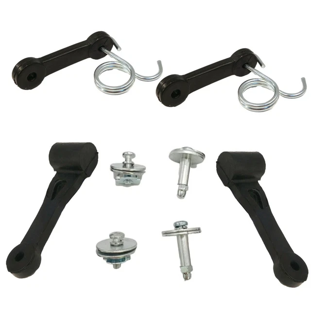 Kit Goupilles De Capot Moteur – 4 Tiges Filetées De 4 Pouces, Lanière De 24 Pouces – Pour Capots Fibre/carbone - 3