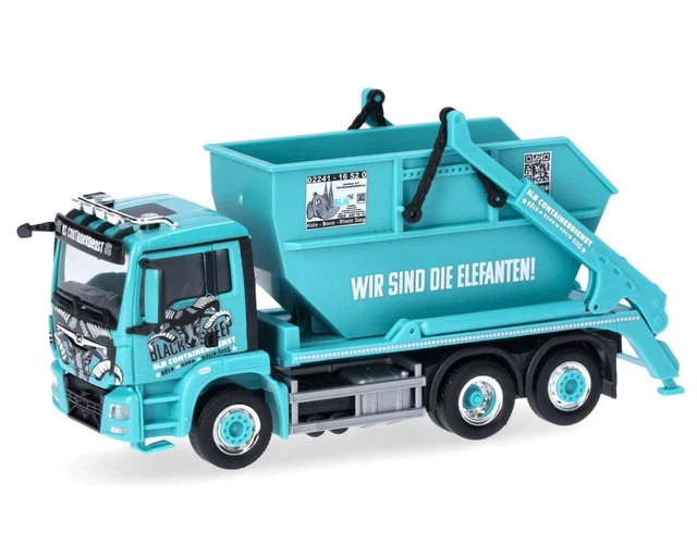 Man Mini Herpa 013987 MiniKit MAN TGS NN Skip Loader AK12 1:87