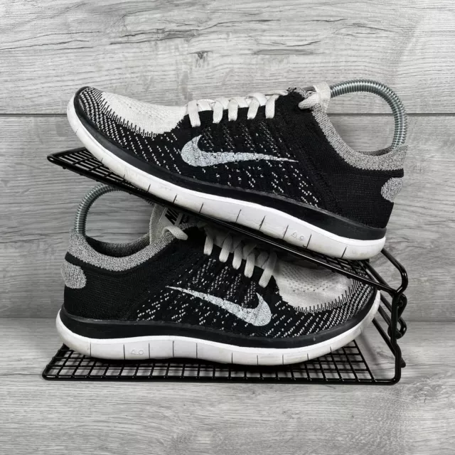 MEN S NIKE FREE RN Flyknit Running Shoes Trainers Blue Size UK