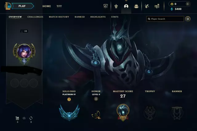 LoL account league of legends | EUW | Season 14 | Plat 4 | Handleveled |