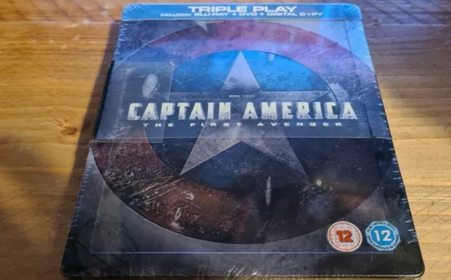 Captain America the First Avenger blu ray steelbook new sealed