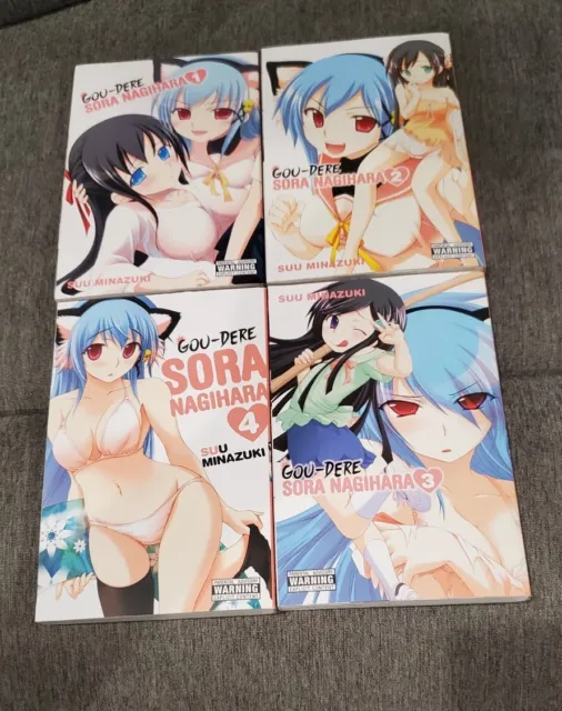 Gou-dere Sora Nagihara Manga Mature English Set Volumes 1-4 Yen Press
