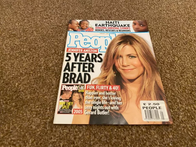 People Magazine 1/2/2010 Jennifer Aniston. Brittany Murphy. Taylor Swift