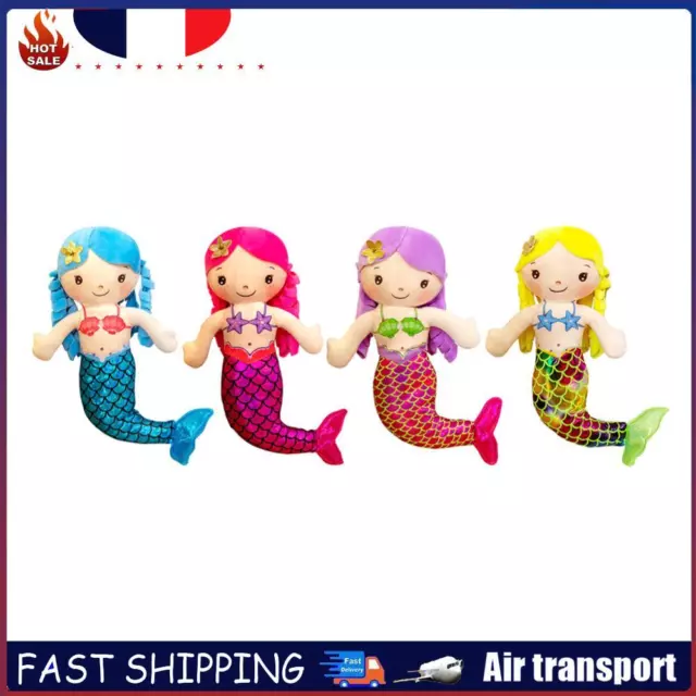 Plush Cartoon Mermaid Comfort Doll Mini Cute Pillow Baby Stuffed Toys Room Decor