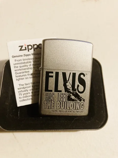 ELVIS PRESLEY /ELVIS HAS LEFT THE BUILDING 2008 ZIPPO LIGHTER Free Shipping