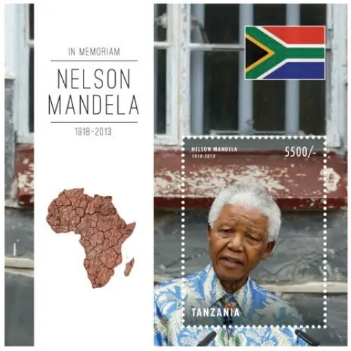 Tanzania 2013 - President Nelson Mandela - Souvenir Sheet - MNH