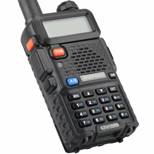 Baofeng UV5R Ham FM Transceiver 70cm 2M for Police Fire Hunt Scanner Receiver