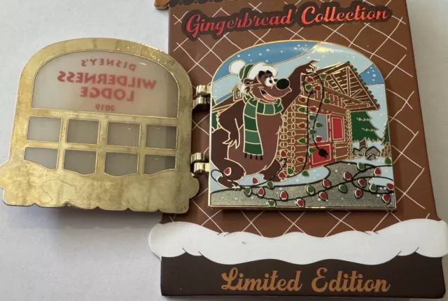 Disney World WDW Wilderness Lodge Gingerbread Collection Humphrey LE Pin 2019