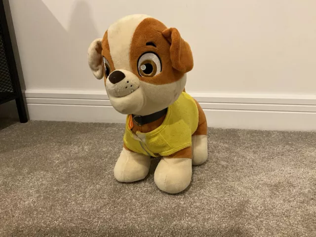 BUILD A BEAR Paw Patrol Rubble With Jacket Nickelodeon Plush
