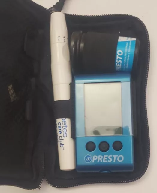 Medidor de glucosa en sangre WaveSense Presto