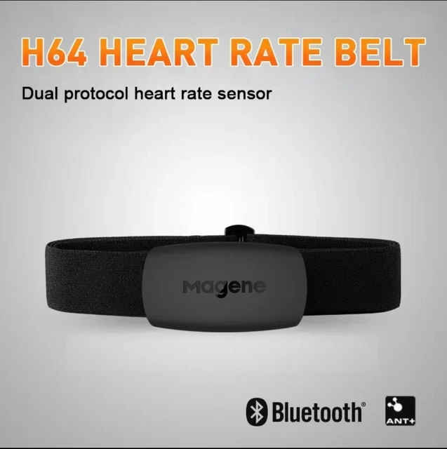 MAGENE H64 ANT+ Bluetooth Heart Rate Sensor Monitor Chest Strap for