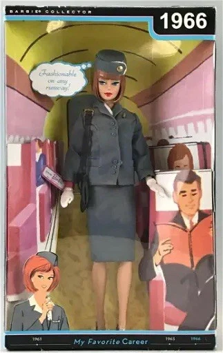2009 My Favorite Career Barbie Pan American Airways offers Stewardess Barbie R4473