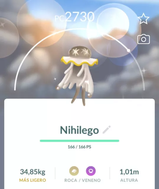 Pokemon Shiny Nihilego Mini P T C 60k