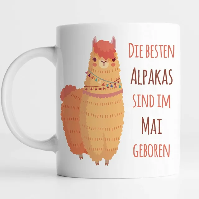 Tasse mit Spruch I Die besten Alpakas I Alpaka Motiv Kaffeetasse I Geschenk Lama