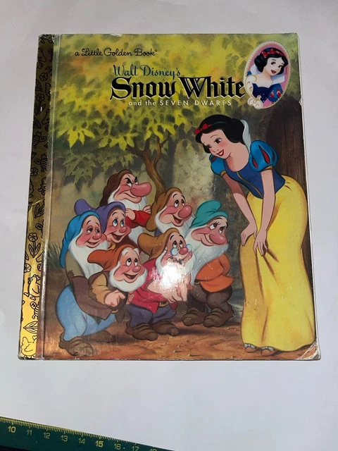 WALT DISNEY'S SNOW White and the Seven Dwarfs - a Little Golden Book ...