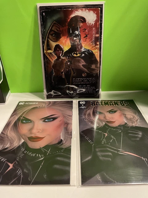 BATMAN 89 #1 WARREN LOUW EXCLUSIVE TRADE VIRGIN VARIANT SET OF 2 & Team Variant