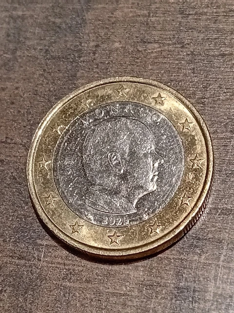 Pièce 1 Euro Monaco année 2020