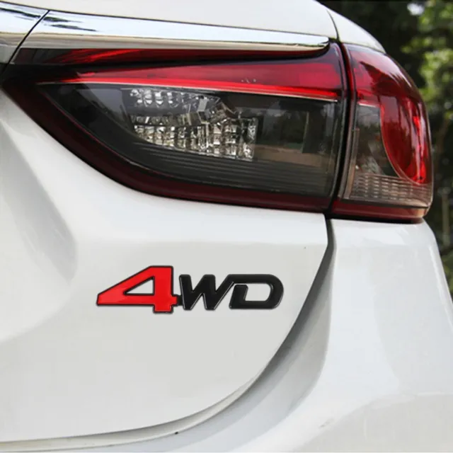 3D ABS CROMO 4WD 4x4 Allrad Fuoristrada Adesivo Stemma Logo Scritta EUR  15,39 - PicClick IT