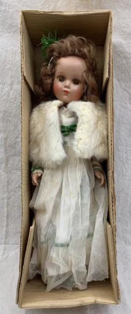 Vintage 1940s R&B Arranbee Nancy Lee 17" Composition Doll in Original Box #2872