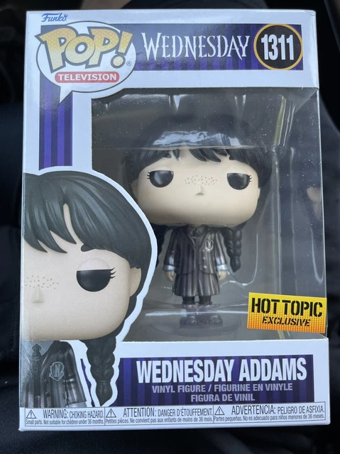 Funko Pop! Netflix Wednesday Addams #1311 Metallic Hot Topic Exclusive