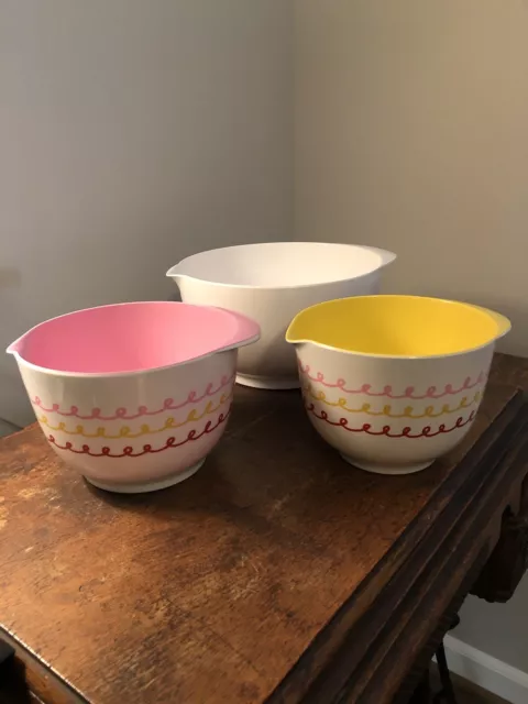 Hutzler Melamine Mixing Bowl Set 2 3 and 4 Liters Lime Green
