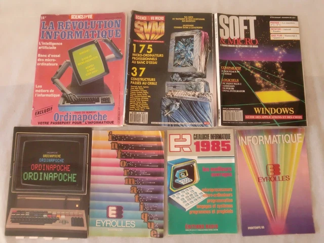 Lot de 2 livres Boite a outils pour Mo5 et To7/70 Tome 1 et 2