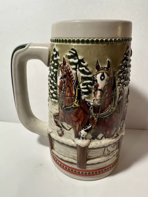 BUDWIESER Winter Scene Mug (Great Condition)