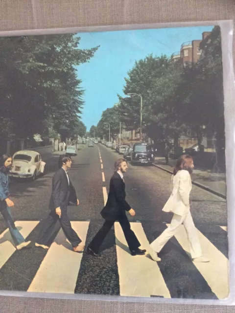BEATLES ABBEY ROAD LP laminated misaligned Apple 1st 750/1 749/2 No Her Majes