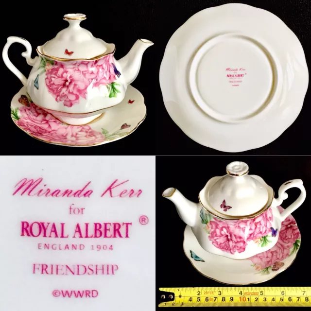 Royal Albert Bone China Miranda Kerr “Friendship” Teapot Set (7”/18cm, 675g)