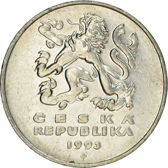 [#931372] Monnaie, République Tchèque, 5 Korun, 1993