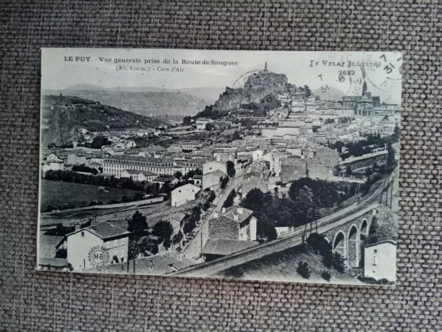 Cpa Le Puy Vue Générale Prise De La Route De Saugues