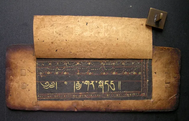 Antique Tibetan Buddhist Manuscript 18th Century