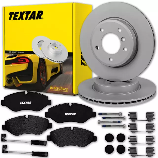 TEXTAR BREMSSCHEIBEN 300mm + BELÄGE VORNE für MERCEDES SPRINTER 906 + VW CRAFTER