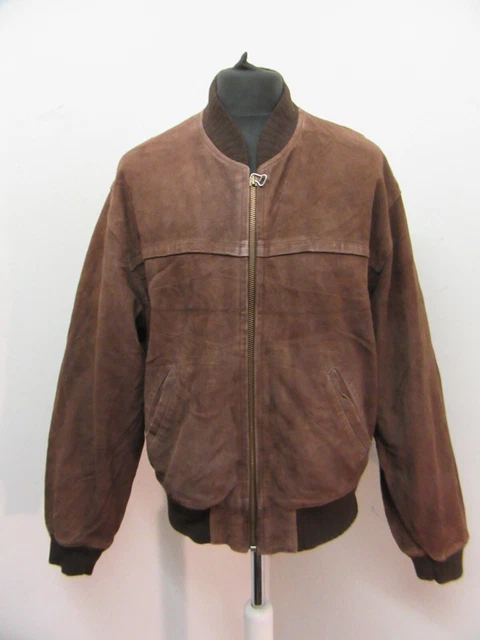 RARE VINTAGE CHEVIGNON France Suede Leather Bomber Motorcycle