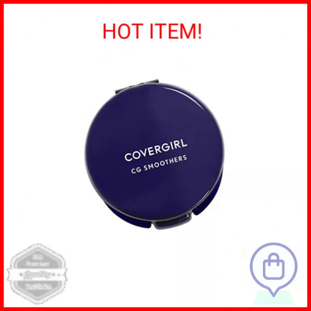 COVERGIRL Smoothers Pressed Powder, Translucent Medium 715, 0.32 Oz (Packaging m