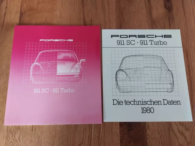 Prospekt Porsche 911 SC und 911 Turbo 1980