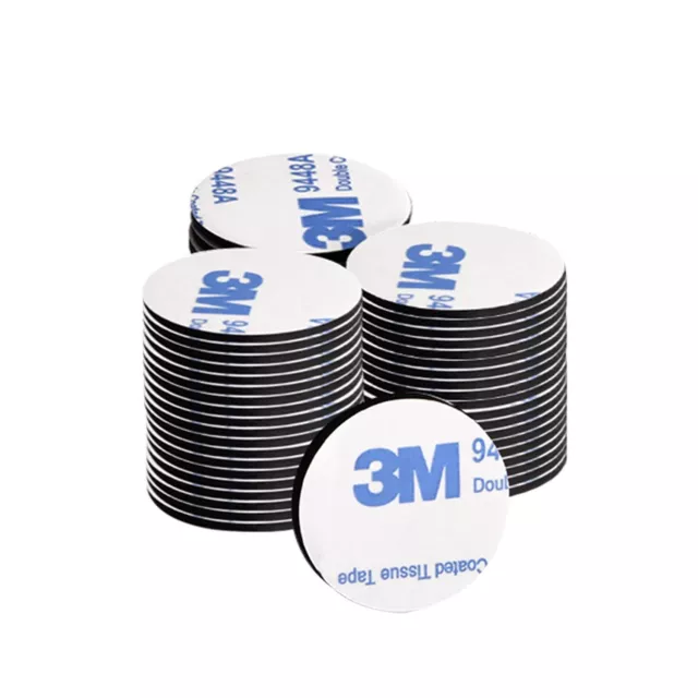 3M Sticky Pads Double Sided Strong VHB Foam Adhesive Mounting Pad Round 10x Pack