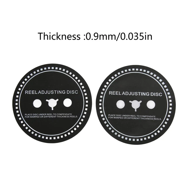 (0.9mm)2PCS NAB HUB Adapter Spacer Silicone Reel Adjusting Disc NAB Adapter