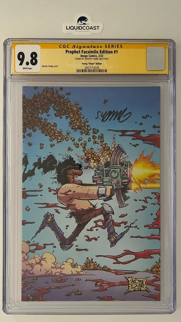 Prophet Facsimile Edition #1 SS CGC 9.8 signed by Scottie Young