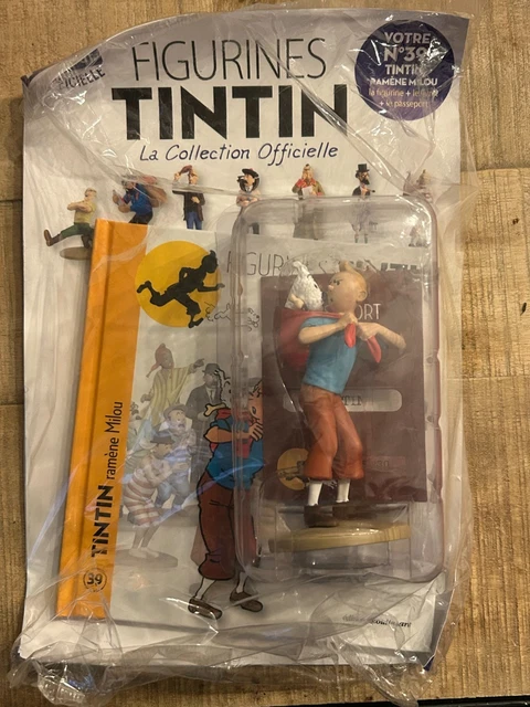 Figurine Tintin Milou Mi-démon, Collection Officielle #51, Résine, 2012